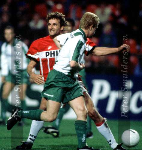 PSV-FC Groningen, eindstand 7-1
Rene Eykelkamp