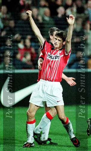 Eindhoven, 21 maart 1998
PSV-Vitesse
Wim Jonk blijdschap