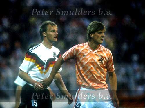 Wim kieft tijdens het Europees Kampioenschap 1988
Nederland-Duitsland 2-1
