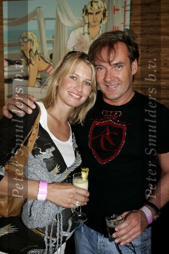 Bloemendaal 3 september 2005
10 jarig bestaan sbs6 bij bloomingdale.
Anouk Smulders zwanger  met Gerard Joling