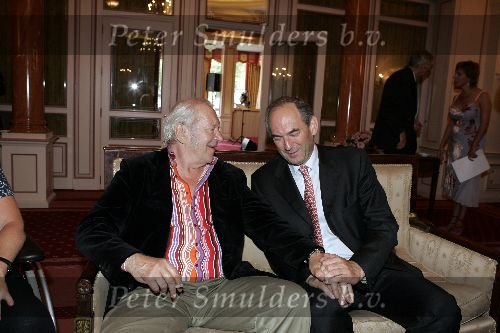 Amsterdam 2 september 2005
Presentatie boek Ramses Shaffy in hotel l\'europe.
Ramses  Shaffy met Job Cohen