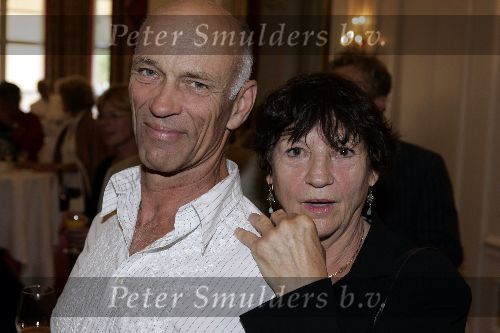 Amsterdam 2 september 2005
Presentatie boek Ramses Shaffy in hotel l\'europe.
Kitty Courbois met een vriend