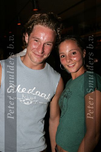 Amsterdam 4 september 2005
Presentatie Braun staafmixer.
Peggy Jane de Schepper met een vriend