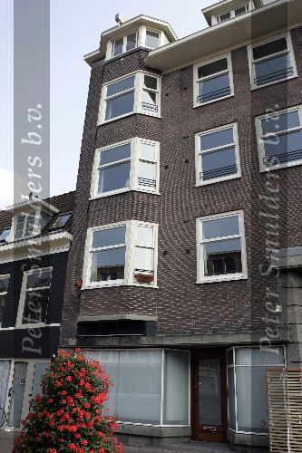 Amsterdam 3 september 2005
Yvonne Jaspers haar oude huis waar ze nu nog woont