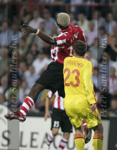 Eindhoven, 12 September 2006 Eerste wedstrijd ChampionsLeague Seizoen 2006/2007 eindstand 0-0
Arouna Kone
