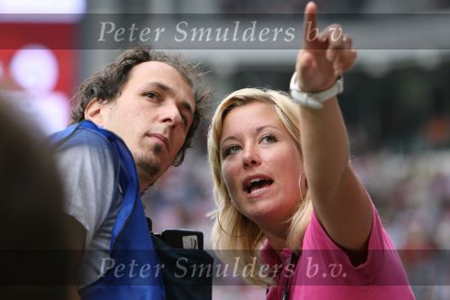 Eindhoven, 17 September 2006
Kompetitiewedstrijd PSV-Feyenoord, eindstand 2-1
Carrie ten Napel in aktie voor Eyeworks