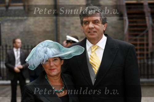 Den Haag 19 september 2006
Prinsjesdag 2006 minister Cees Veerman  met zijn vrouw met hoed.
