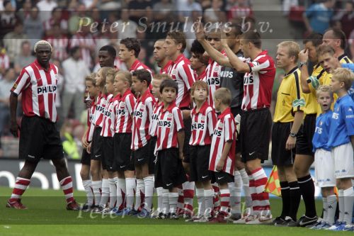 Eindhoven, 17 September 2006
Kompetitiewedstrijd PSV-Feyenoord, eindstand 2-1
Diego Tardelli zijn eerste wedstrijd voor PSV in duel met Andre Bahia