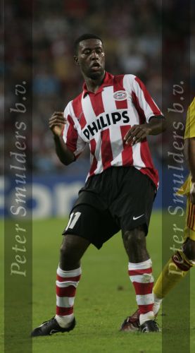 Eindhoven, 12 September 2006 Eerste wedstrijd ChampionsLeague Seizoen 2006/2007 eindstand 0-0
Edsion Mendez