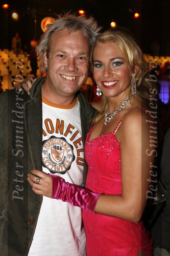 Hilversum 8 september 2006
Opnames skating with the stars.
Ellemieke Vermolen met haar broer Jeremy