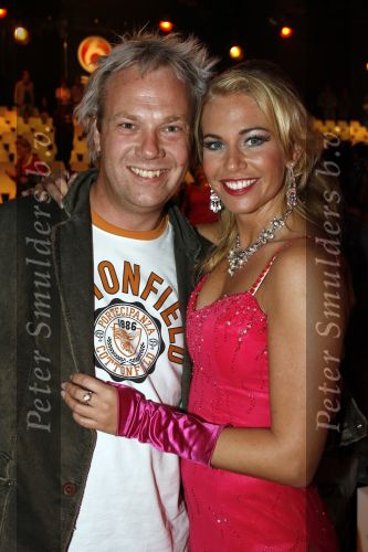 Hilversum 8 september 2006
Opnames skating with the stars.
Ellemieke Vermolen met haar broer Jeremy