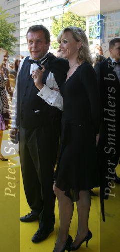 Utrecht, 9 September 2006
Beatrixhal. Permiere musical THE WIZ
Ellen Evers met partner