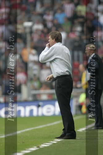 Eindhoven, 17 September 2006
Kompetitiewedstrijd PSV-Feyenoord, eindstand 2-1
Feyenoord trainer Erwin Koeman