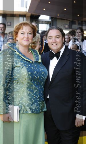 Utrecht, 9 September 2006
Beatrixhal. Permiere musical THE WIZ
Erwin v Lambaart met zijn vrouw