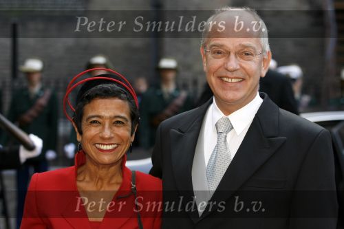 Den Haag 19 september 2006
Prinsjesdag 2006
Minister Gerrit Zalm met zijn vrouw
