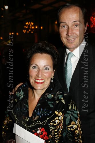 Amsterdam 28 augustus 2006
Modeshow Ronald Kolk in hotel Krasnapolsky.
advocaat GJ Knoops met zijn vrouw.