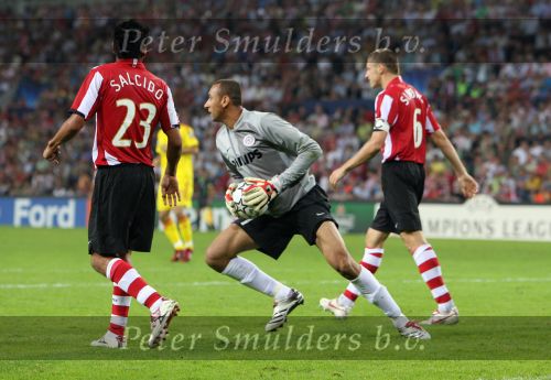 Eindhoven, 12 September 2006 Eerste wedstrijd ChampionsLeague Seizoen 2006/2007 eindstand 0-0
Gomes