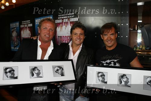 Loosdrecht 30 augustus 2006
presentatie gouden dvd van de toppers in concert bij Restaurant Zin. Gordon Rene Froger en Gerard Joling