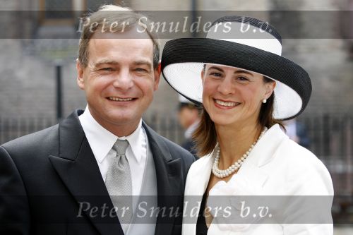 Den Haag 19 september 2006
Prinsjesdag 2006
Hans Hoogervorst met vrouw  met hoed.