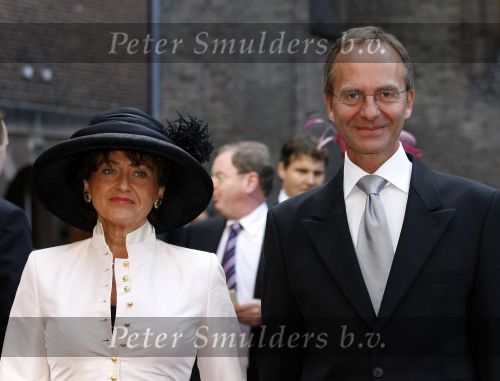 Den Haag 19 september 2006
Prinsjesdag 2006 
Henk Kamp  met zijn vrouw met hoed.