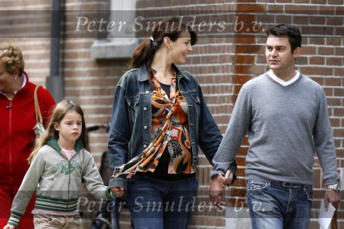 Amsterdam 7 september 2006
Irene v d Laar zwanger met haar vriend Sander en dochtertje India.