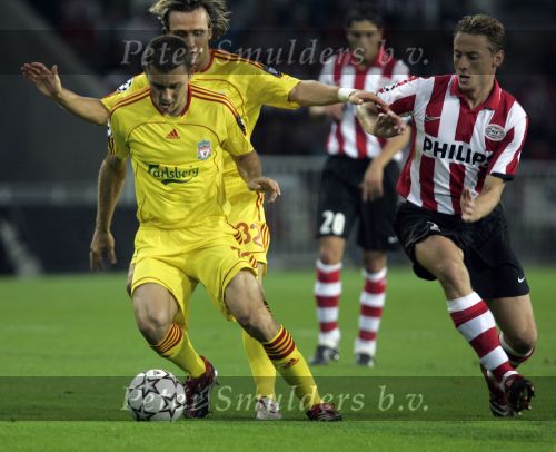 Eindhoven, 12 September 2006 Eerste wedstrijd ChampionsLeague Seizoen 2006/2007 eindstand 0-0
Jan Kromkamp