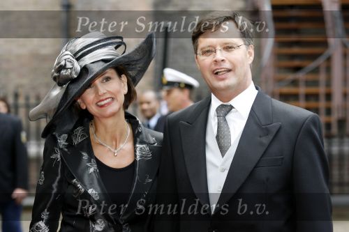Den Haag 19 september 2006
Prinsjesdag 2006
Jan Peter Balkenende met zijn vrouw met hoed.