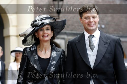 Den Haag 19 september 2006
Prinsjesdag 2006 
Jan Peter Balkenende met zijn vrouw met hoed.