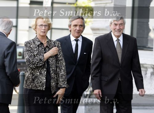 Rotterdam 16 september 2006
Herdenkingsdienst voor hr v Vollenhoven in Hulskamp gebouw.
Ruud Lubbers met zijn vrouw Ria en Jan Willem v Vollenhoven
