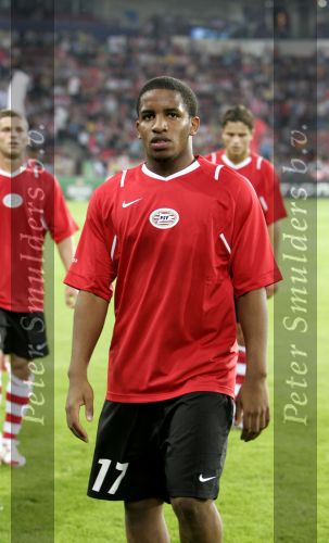 Eindhoven, 12 September 2006 Eerste wedstrijd ChampionsLeague Seizoen 2006/2007 eindstand 0-0
Jefferson Farfan