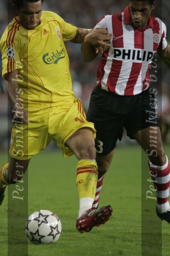 Eindhoven, 12 September 2006 Eerste wedstrijd ChampionsLeague Seizoen 2006/2007 eindstand 0-0
Jermaine Pennant