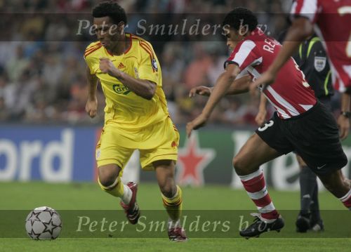 Eindhoven, 12 September 2006 Eerste wedstrijd ChampionsLeague Seizoen 2006/2007 eindstand 0-0
Jermaine Pennant