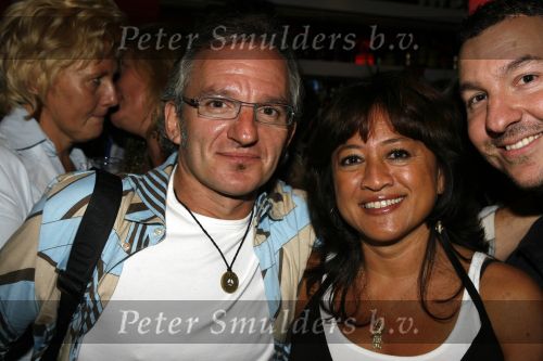 Amsterdam 7 september 2006
Opening Ijsbar lounge in Amsterdam.
Jeroen v Inkel met zijn vrouw