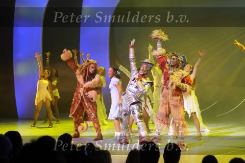 Utrecht, 9 September 2006
Beatrixhal. Permiere musical THE WIZ
Jerrel Houtsnee als de blikkenman