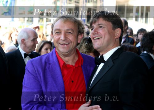 Utrecht, 9 September 2006
Beatrixhal. Permiere musical THE WIZ
Jon v Eerd met partner