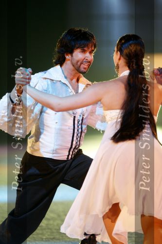 Hilversum 25 augustus 2006
Sterren dansen op het ijs.
Mari v d Ven