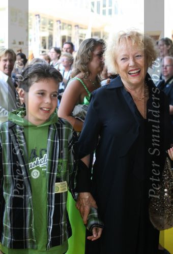 Utrecht, 9 September 2006
Beatrixhal. Permiere musical THE WIZ
Marjan Berk met kleinzoon