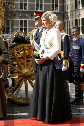 Den Haag 19 september 2006
Prinsjesdag 2006 met Maxima en Prins Willem Alexander.