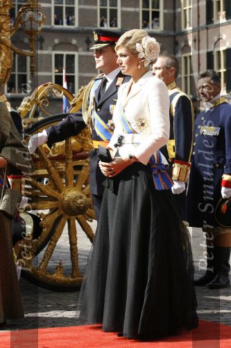 Den Haag 19 september 2006
Prinsjesdag 2006 met Maxima en Prins Willem Alexander.