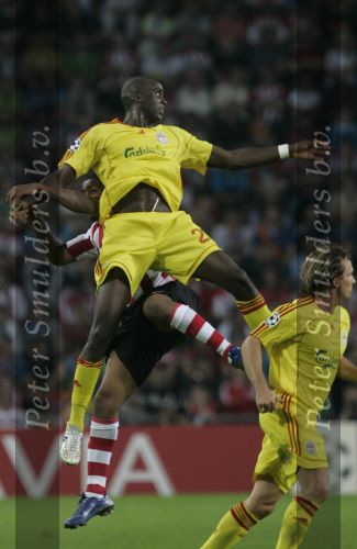 Eindhoven, 12 September 2006 Eerste wedstrijd ChampionsLeague Seizoen 2006/2007 eindstand 0-0
Momo Sissoko