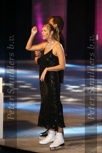 Hilversum 25 augustus 2006
Sterren dansen op het ijs.
Gerard Joling en Nance Coolen