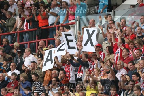 Eindhoven, 17 September 2006
Kompetitiewedstrijd PSV-Feyenoord, eindstand 2-1
PSV publiek met ALAX PSV Spandoek
© Foto Ronald Otter