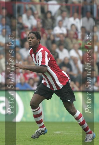 Eindhoven, 17 September 2006
Kompetitiewedstrijd PSV-Feyenoord, eindstand 2-1
Patrick Kluivert zijn eerste wedstrijd als invaller