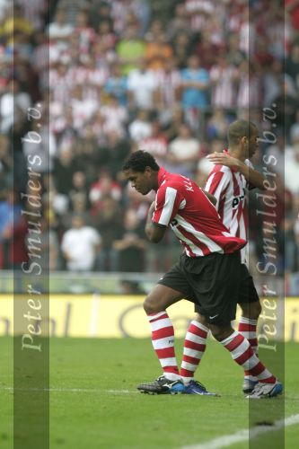 Eindhoven, 17 September 2006
Kompetitiewedstrijd PSV-Feyenoord, eindstand 2-1
Patrick Kluivert zijn eerste wedstrijd als invaller