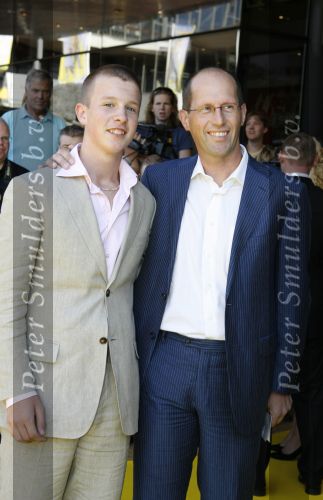Utrecht, 9 September 2006
Beatrixhal. Permiere musical THE WIZ
Paul Romer met zijn zoon