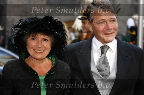 Den Haag 19 september 2006
Prinsjesdag 2006 
Minister Piet Hein Donner met vrouw met  hoedje