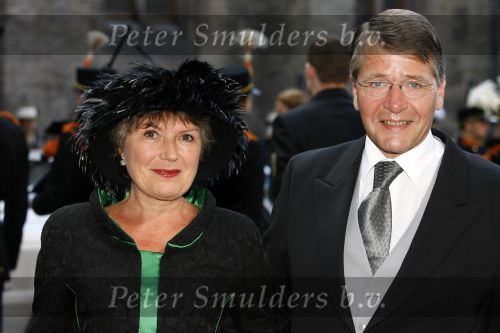 Den Haag 19 september 2006
Prinsjesdag 2006
Minister Piet Hein Donner met vrouw met  hoedje