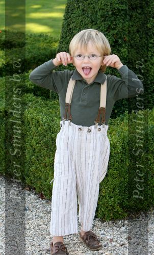 Apeldoorn, 9 September 2006
Fotosessie bij Kasteel \'t Loo 
Prins Lucas trekt gekke gezichten naar de fotografen