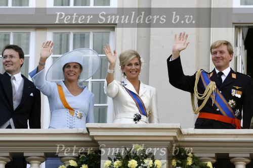 Den Haag 19 september 2006
Prinsjesdag 2006 met Prins Willem Alexander Maxima en  Laurentien en Prins Constantijn