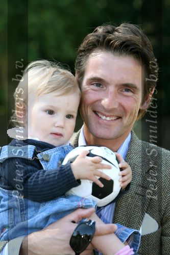 Apeldoorn, 9 September 2006
Fotosessie bij Kasteel \'t Loo 
Prinses Felicia met papa, Prins Maurits